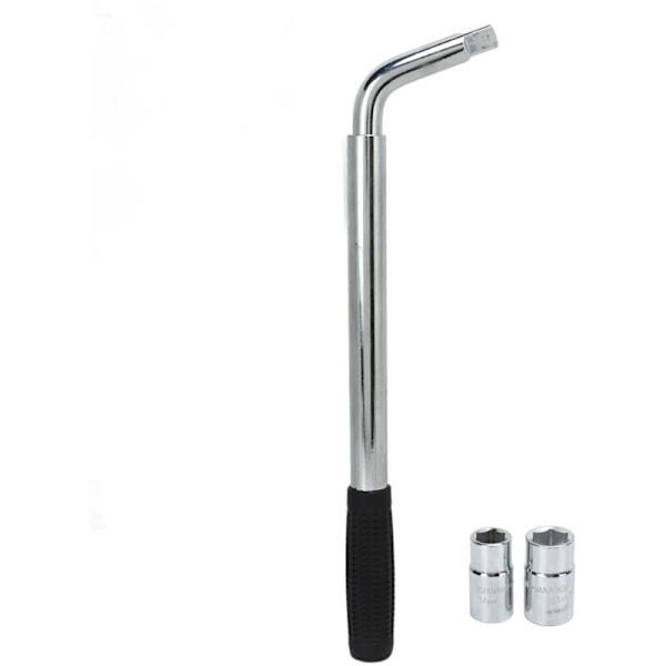 Teleskopisk muttertrekker med 2 piper 17 19 mm 21 23 mm nøkkel med universal strekkmutter