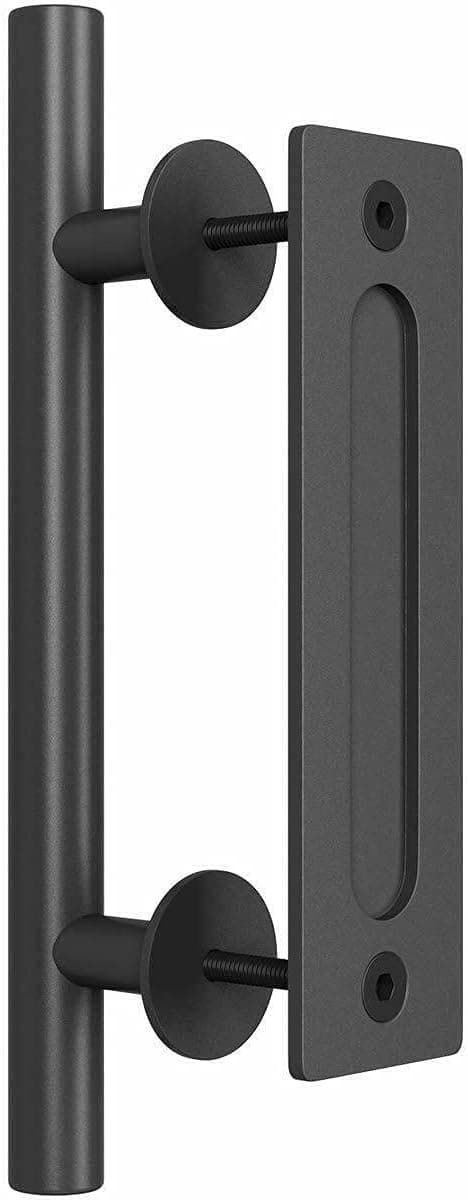 30cm Skydedørsgreb til Lader, med Flush Fingergreb, Greb og Flush Ladergreb Kit til Garagedør Skab