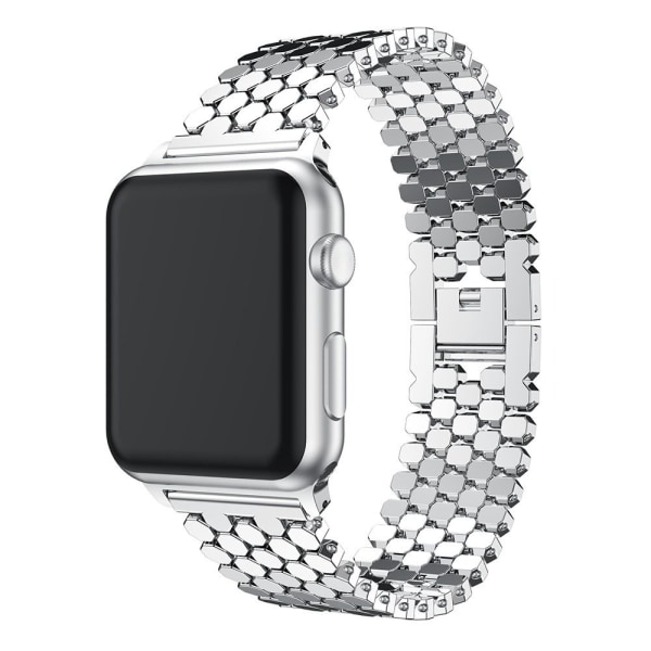 Sølv kompatibel med Apple Watch-rem 45 mm 44 mm 42 mm for kvinner