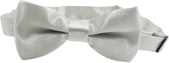 (Grå) Klassisk forbundet butterfly slips Justerbar Solid Tuxedo Børne Butterfly slips og binde bryllupsfesten