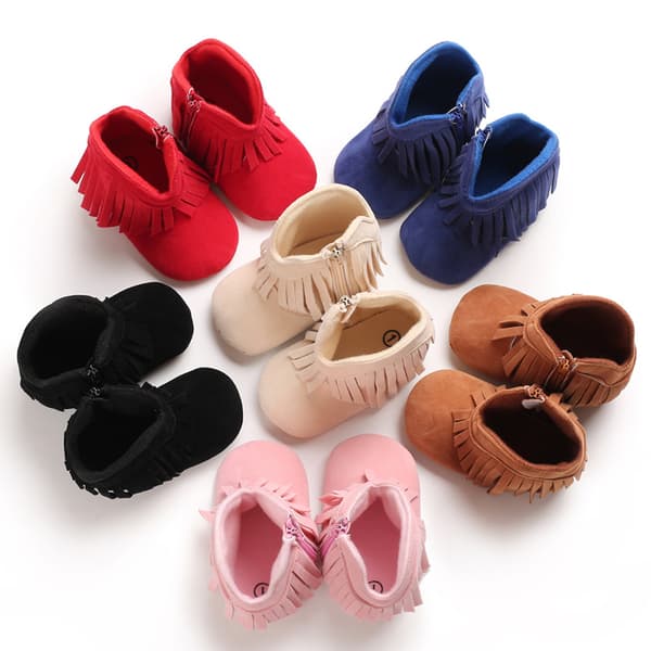 Baby skor varma bomullsskor-svart (12cm)