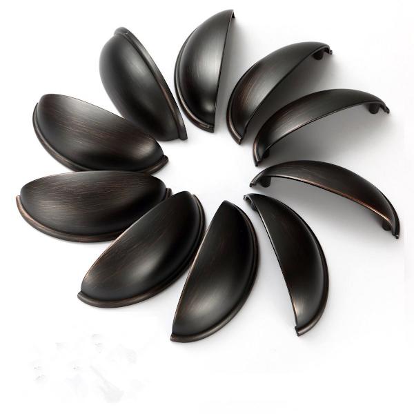 3\" Moderne skuffeskuffeknapper, 10-pakning