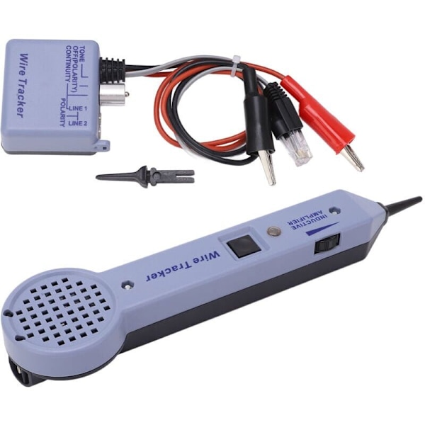 200EP Wire Tracer Kit, Netværks Wire Tracer Kredsløbstester Kabelsporings Tester Kit Input Impedans 100MOhm Audio Justerbar Induktionsforstærker