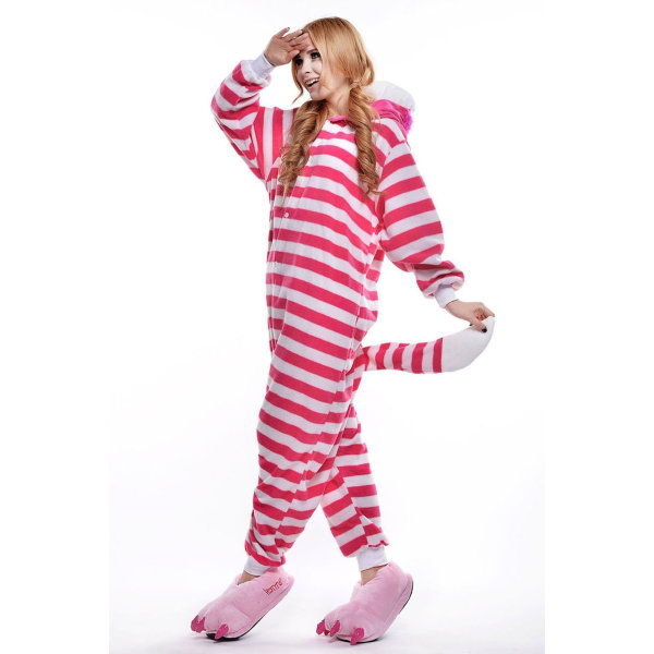 Naisten yksiosaiset pyjamat Cosplay Unicorn -asupyjamat naisille ja tytöille (M)