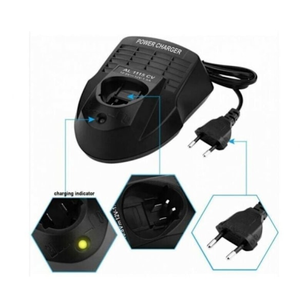 Laddare för snabbladdare Bosch 10.8 V-12 V AL1115CV (EU-kontakt)