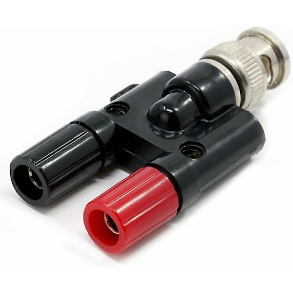 BNC han-stik til dobbelt 4 mm stikadapter Bananstik Audio-stik Audio-stik 2 stk.
