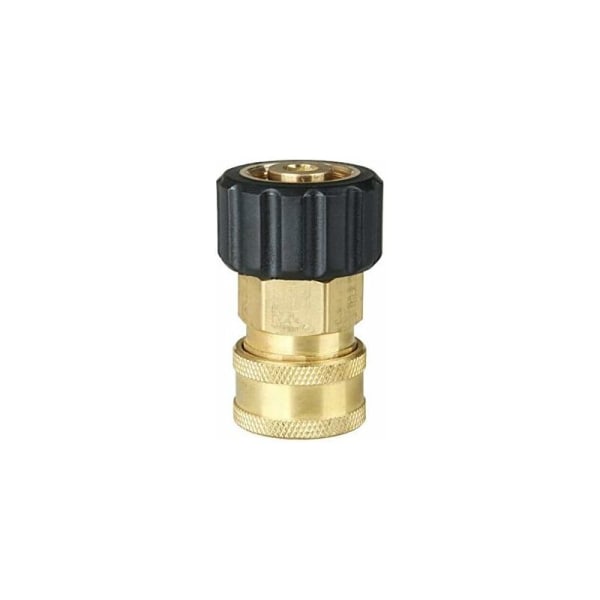 POWERTOOL M22 hann til 1/4 trykk Spyleslange Adapter Messing Innvendig Gjenge Hurtigkobling Deler