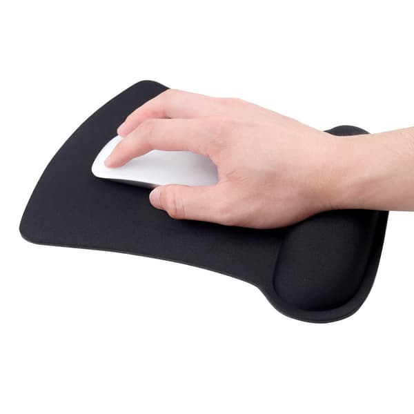 Computer musematte, skridsikker gummibase, glider let, anti-spild, holdbar, bærbar
