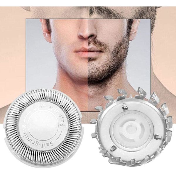 3 st Shaver Head Replacement Tillbehör i Stål Passar till Philips HQ42 HQ802 HQ5856 HQ182 HQ190 PQ216