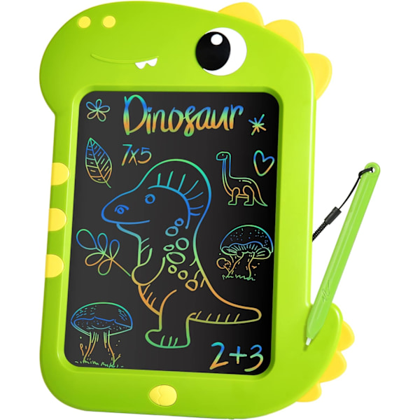 LCD-ritplatta för barn - 8,5 tum graffitiplatta elektronisk ritplatta pedagogisk dinosaurie leksak födelsedagspresent