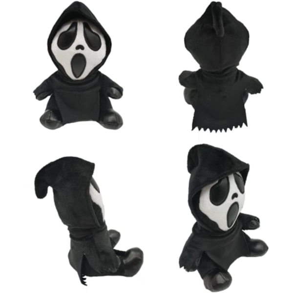 Halloween-lelut huutava irvistys pehmolelu, hirviö kauhu pehmolelu, reaper on täällä, synkkä viikatemies kauhu pehmolelu pehmolelu