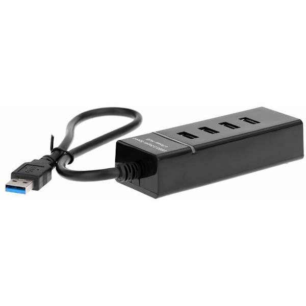 4 interface 3hub USB En Drag Fyra Hub Splitter Dator Laptop Extender