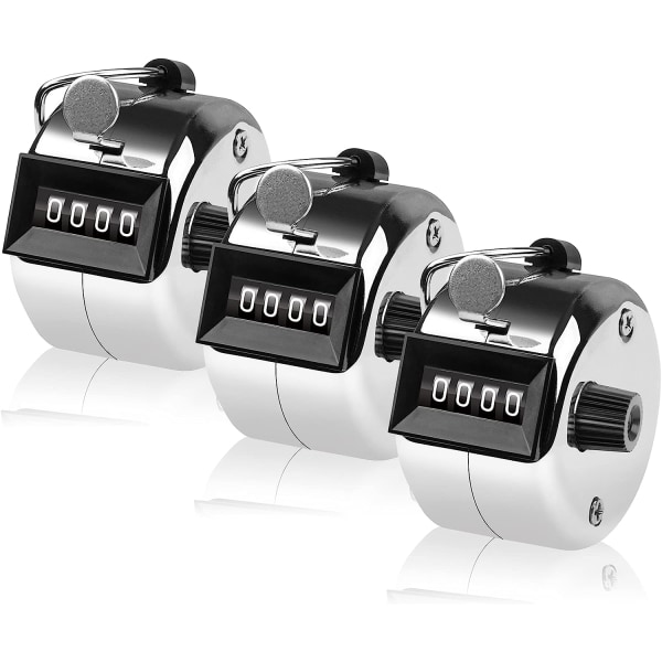 Set of 3，4 Digit Click Counter