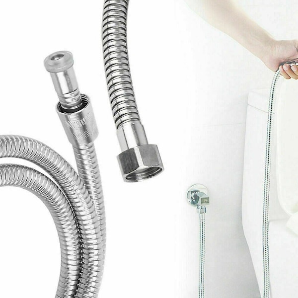 Chrome Bidet Shattaf Douche Spray Hane Vandhane Hygiejne Toilet Muslim Bruserhoved Slange