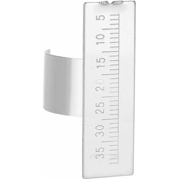 Endodontisk linjal, endodontisk rutinlinjal i rostfritt stål, endodontiska dentala instrument, dental endodontisk ringfinger stoclavable mätare, fingermätare