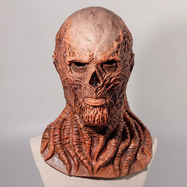 Stranger Things 4 Vecna ​​Vecna ​​Lateksimaski Pääntie Halloween-naamio Kauhutarvikkeet (tyyli 1)