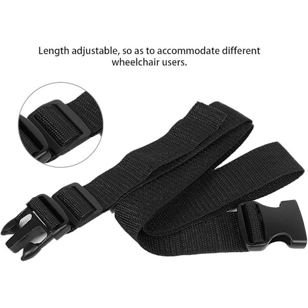 Rullestol fangstropp, 160 cm lang justerbar rullestolstropp