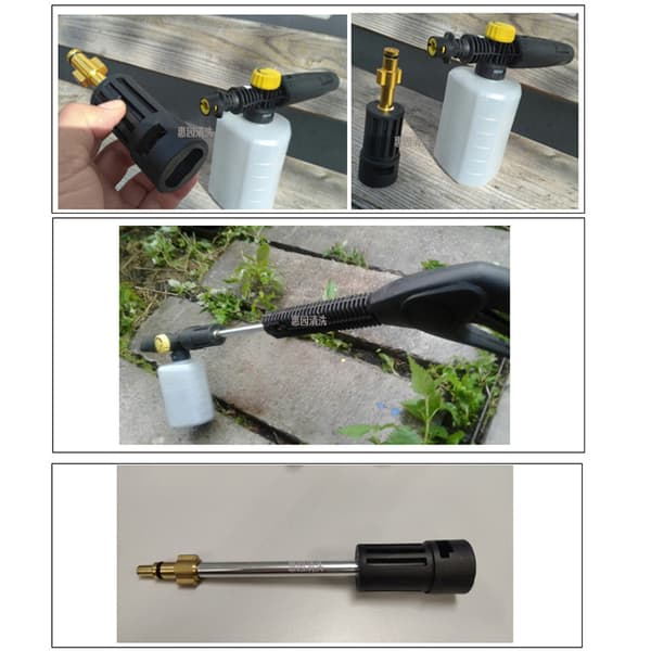 Adapter för högtryckstvätt kompatibel med Karcher högtryckstvätt ersättningstillbehör 1/4\" snabbkoppling