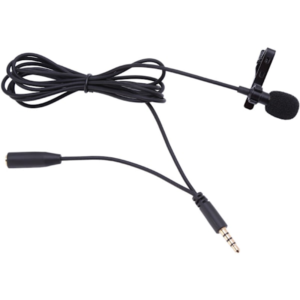 Mini-ledningsfad med 3,5 mm jackstik og håndfri mikrofon