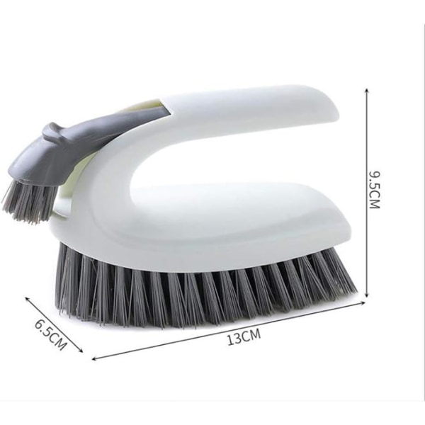 Cleaning Brush,Scrub Brush for Scrubbing Bathroom Floor Carpet White