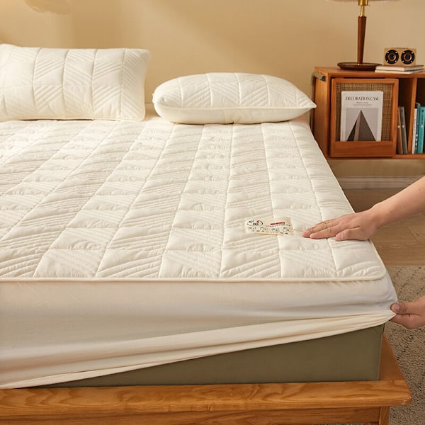 Survelass 180x200cm Mail of shape, forfriskende fiber overmadrass 2 personer 180x200cm med ekstra dyp lomme (putetrekk ikke inkludert) kaki khaki