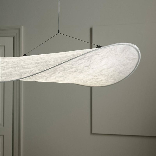 Blank Chandelier Nordic Led Stue Soveværelse Hjem Indretning Moderne Loftlampe Retro Wabi-sabi Stillampe Stue Soveværelse Lampe