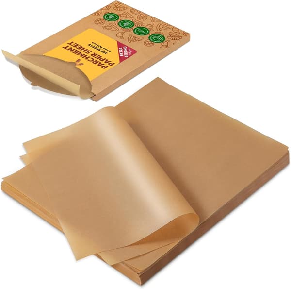 Kraftig bakepapir, 23x33 cm (9X13 tommer), 200 ark