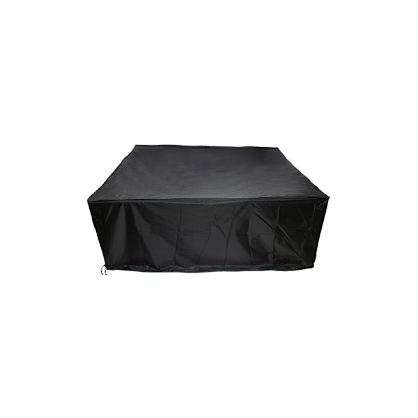 Spabadslock 220 x 220 x 85 cm, skyddar elektrisk isolering, spabadstäckning, svart