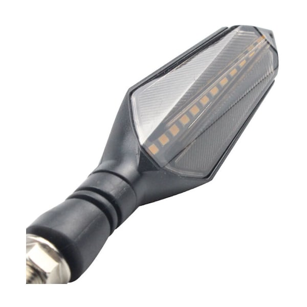 4 stk. motorcykelblinklys, LED Flowing mode blinklys, blinkende lys, kørelys bremselys, 12V universal vandtæt til motorcykel