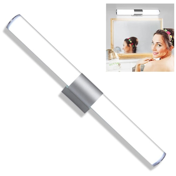 Badeværelsesspejllampe - 16W LED Applique 40 cm, Hvidt Lys, Bad Makeup Lampe Gået ned belysning
