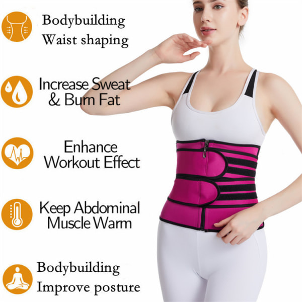 Midjeband för kroppsskulptering för kvinnor Fitness Belly Belt
