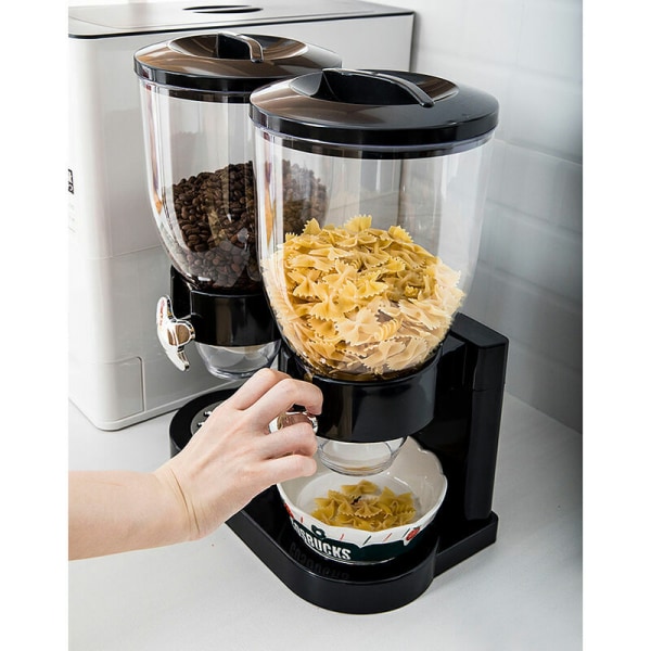 Cerealdispenser duo - svart
