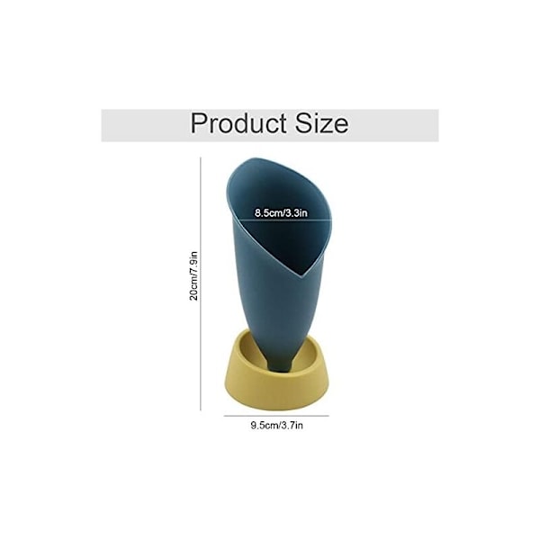20,7x9,5x9,5cm Køkken Porte Redskaber Cailed Découtte - Multifunktionel Opbevaringskurv i Plast, til opbevaring af skeer, gafler, kan bruges i badeværelset,