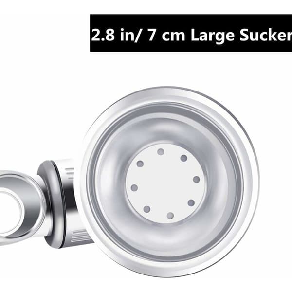 Dusjhodeholder, hånddusj sugekoppholder, veggdusjhodeholder, utskiftbar universell dusjglider (brakett)