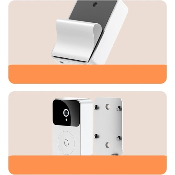 Video Dörrklocka Kamera X9 Smart Fjärrkontroll Intelligent Visuell Dörrklocka med Röstförvrängare HD Mörkerseende Automatisk Inspelning Molnlagring