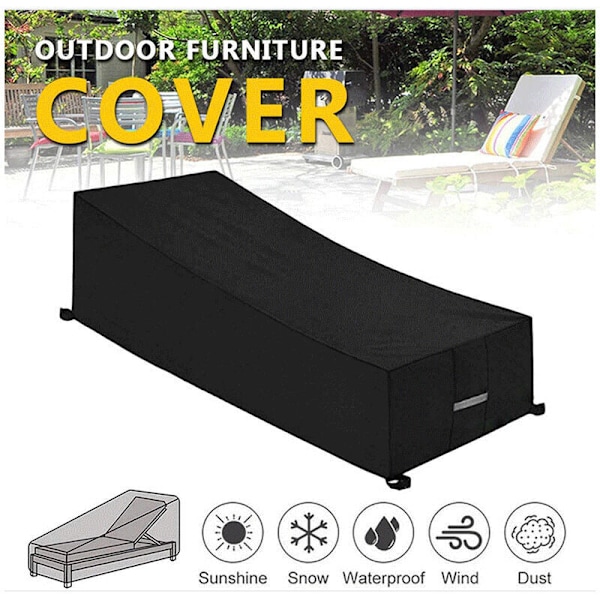 (2007040/80cm)-Sort beskyttelsescover, vandtæt, vindjakke, anti-UV, Oxford stof 210D Badebeskyttelsescover, Transat