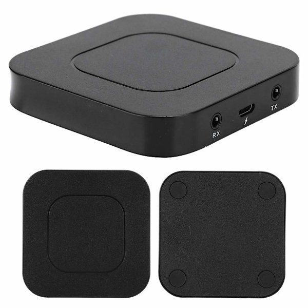 2 in 1 langaton 3,5 mm:n Bluetooth-äänensovitin auto-TV-kuulokkeille, puhelimeen