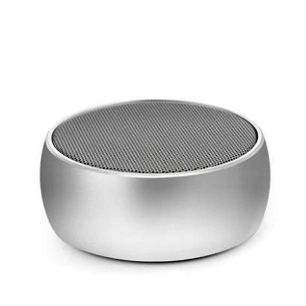 Bluetooth højttaler metal lille højttaler udendørs bærbar mini ekstra bas lås og indlæs spray kort trådløst