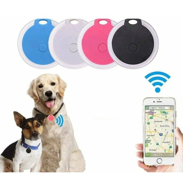 4 Pack Hunde GPS Tracker, Anti Lost Halsbånd GPS Cats Tracker med Al