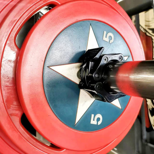 Barbell-klemmer Olympiske stangkraver 2 tommer Hurtigudløsning Barbell-låseklemme Låse Standard stangvægtplader Krave Clips til træning Vægtløftning