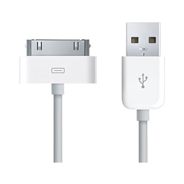 USB Laddningskabel för iPhone 4 4S 3G 3G 1m Vit