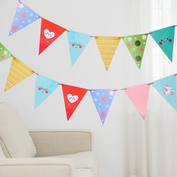 1 stk Banner Dekorasjon Vimpel Jul Nyttår Fest Kveld Dekorasjon
