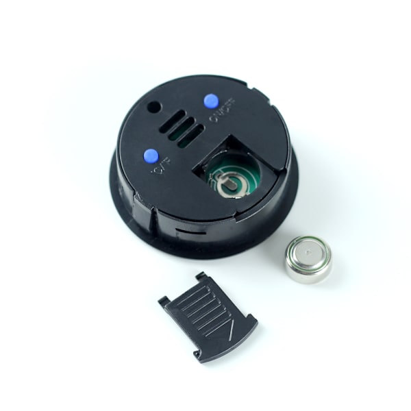 Svart Mini Hygrometer, 4-pack Liten Digital Termometer Hygrometer Monitor Inomhus Utomhus Luftfuktighetsmätare för Bil Växthus Hem Så