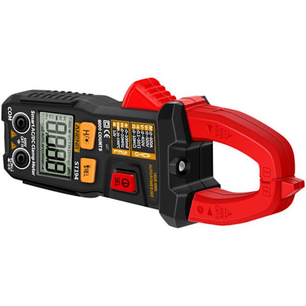 Aneng ST194 6000 Räknare Digital Amperemeter Tång True RMS Strömtestare NCV Universell Räknare Voltmeter DC/AC AC/DC Multimeter av Typica