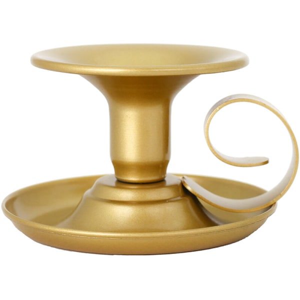 Koniska ljusstakar, guld bordsljusstakar för bröllopsceremonin, ljusstake för Halloween julmatsalsdekoration, 2