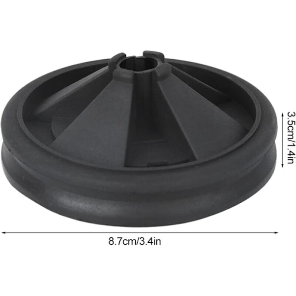 2 stk. Silikon Søppelkvern Deksel Sprutbeskyttelse Vanntett Vask Avleder Kompatibel Passer 87mm Ytre Diameter
