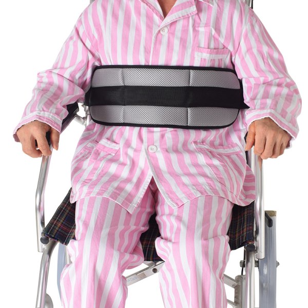 Kørestolssele (grå) sele ny justerbar, skridsikker og br