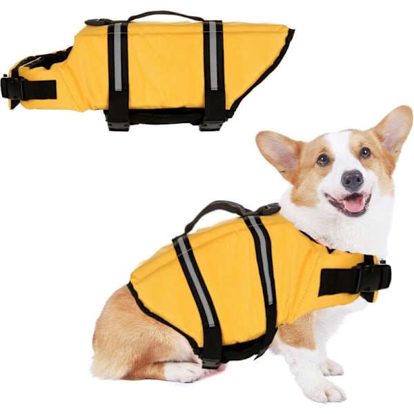 Flytväst för hund (gul, s)