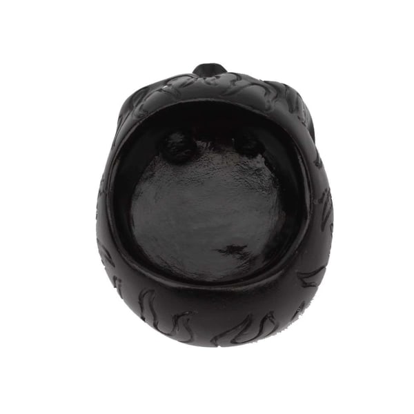 Black flame skull candle holder, resin skull candle holder tea candle cup candle holder crafts