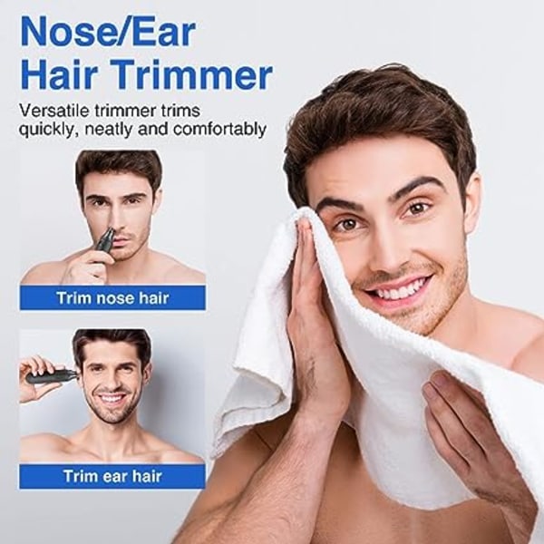 Nose Ear Hair Trimmer,Electric Nose and Ear Trimmer,Painless and Professional Nose Hair Remover for Men and Women-Nose Shaver